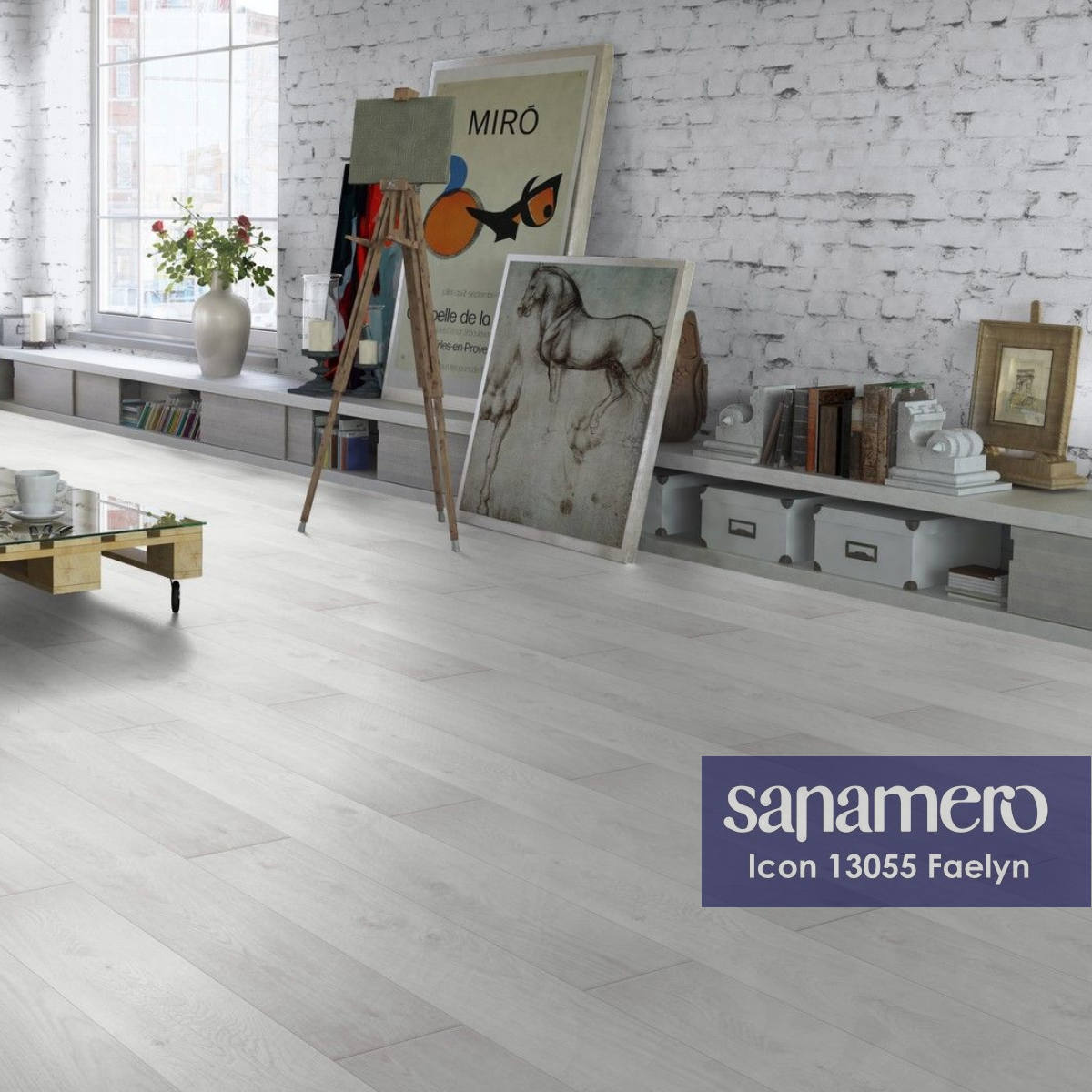 Изображение товара Ламинат Sanamero Icon Faelyn 33 класс 9 мм с фаской, влагостойкий, 1.755 м²