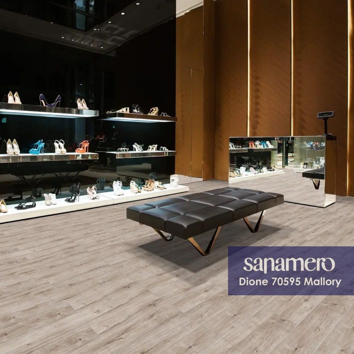 Изображение товара SPC плитка Sanamero Dione Mallory 33 класс толщина 4 мм 2.16 м², цена за упаковку