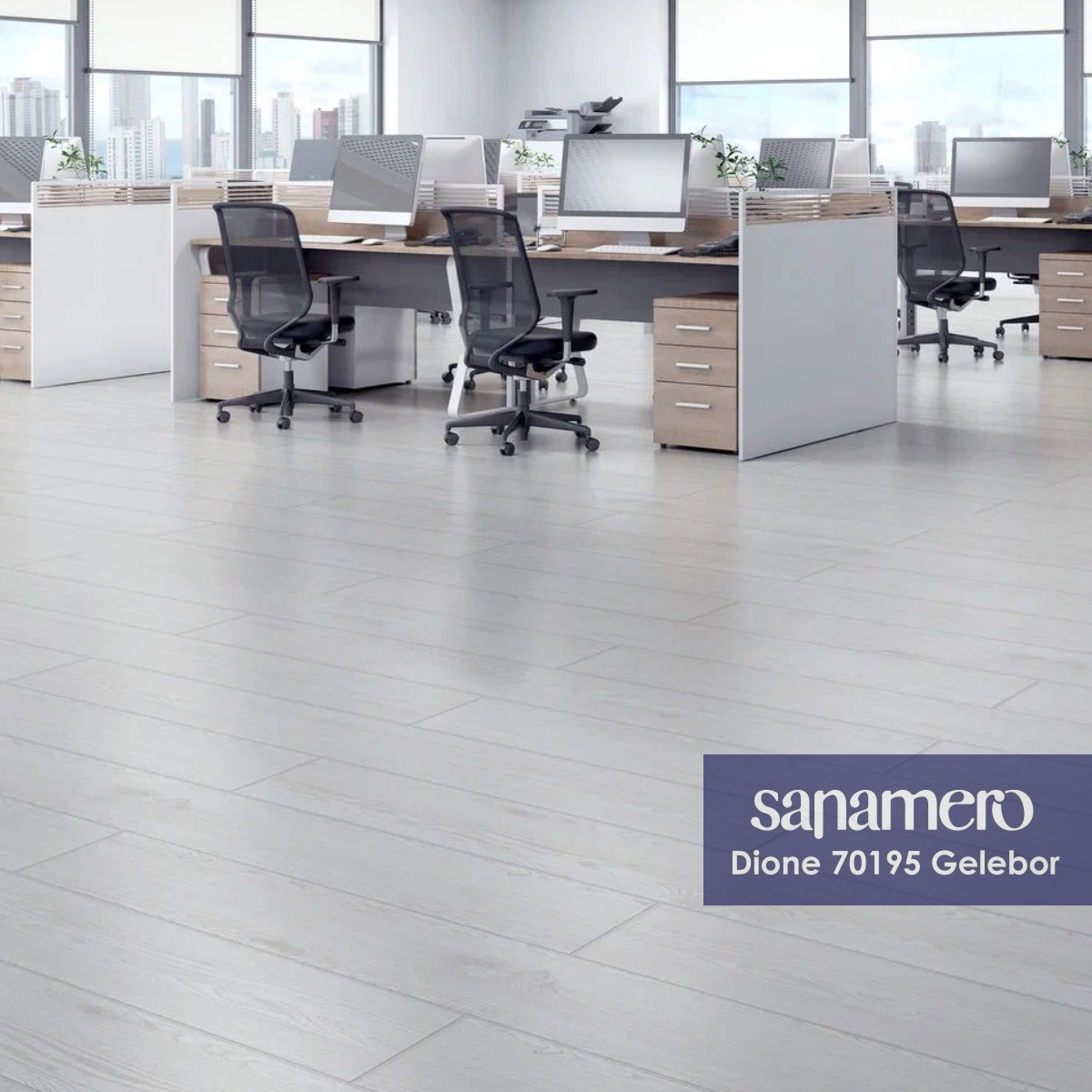 Изображение товара Кварц-виниловая плитка Sanamero Dione Gelebor 33 класс влагостойкая современная монтаж без клея