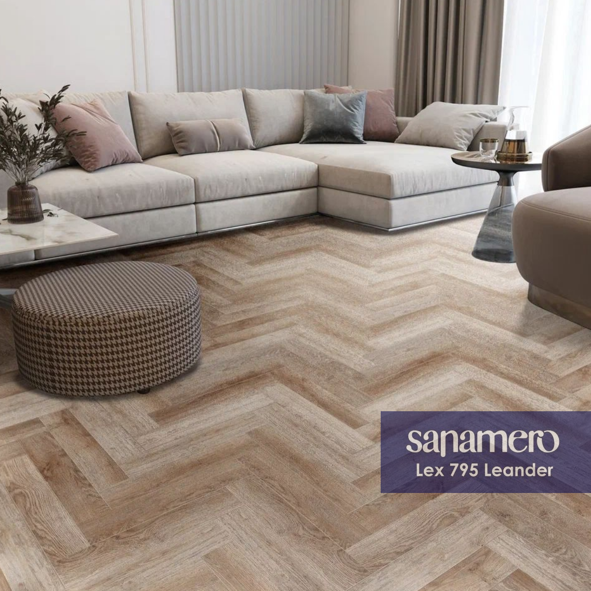 Изображение товара SPC плитка Sanamero Lex Leander 33 класс толщина 4.50 мм 1.31 м², цена за упаковку