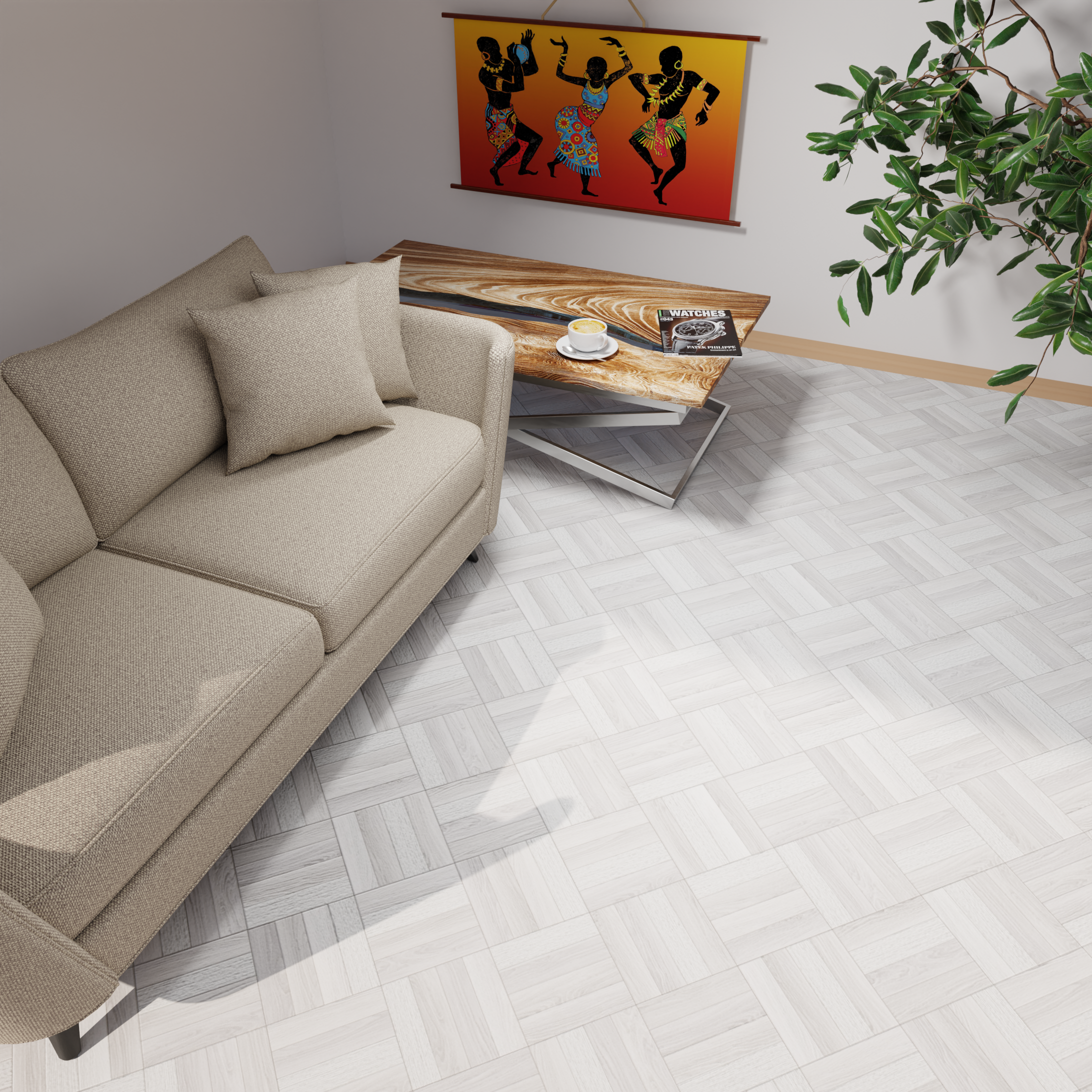 Изображение товара Бытовой линолеум Комитекс Версаль 31 класс 1.5x4 м для дома и офиса