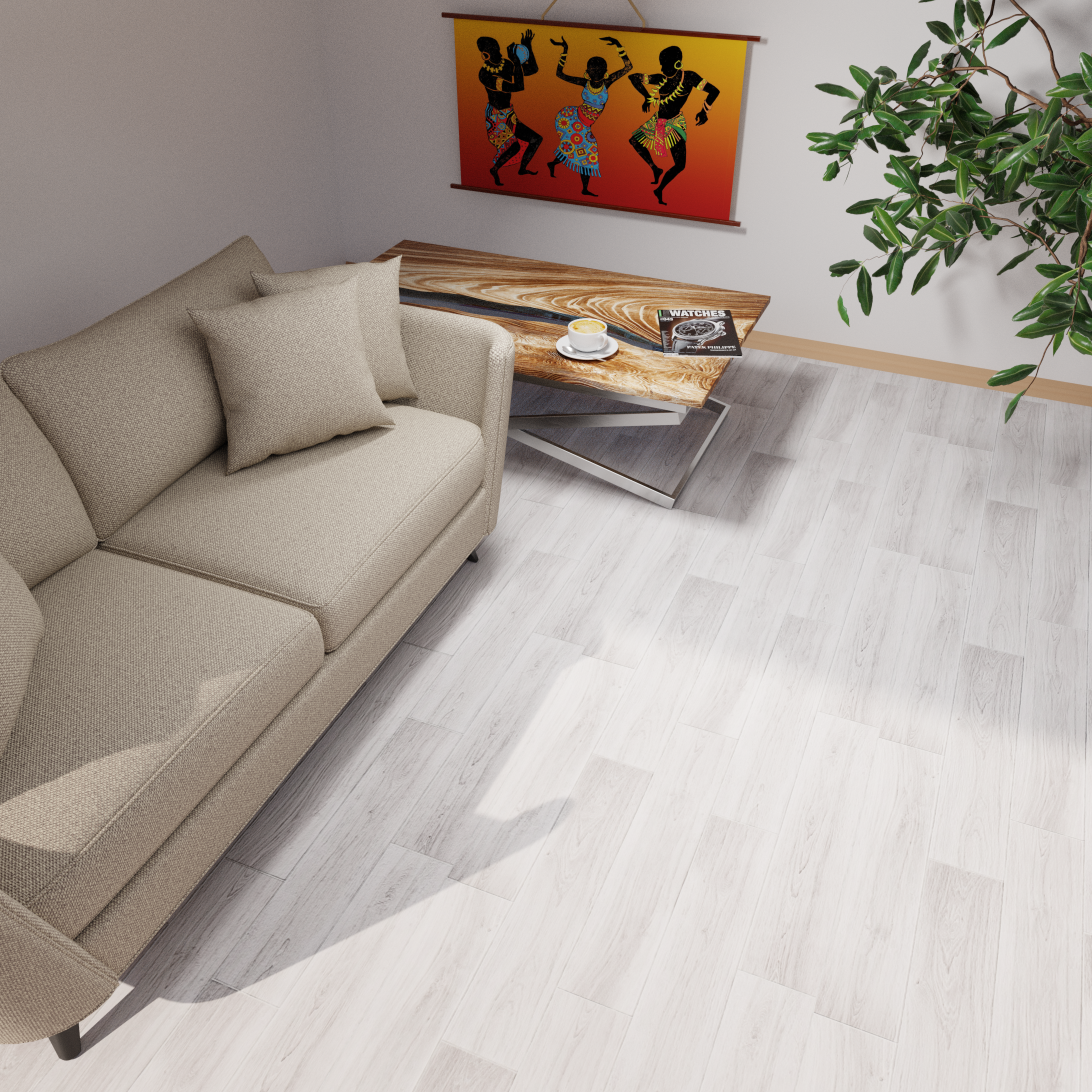 Изображение товара Линолеум бытовой Комитекс Версаль 31 класс 1.5x4.5 м 6.75 м², влагостойкий и прочный