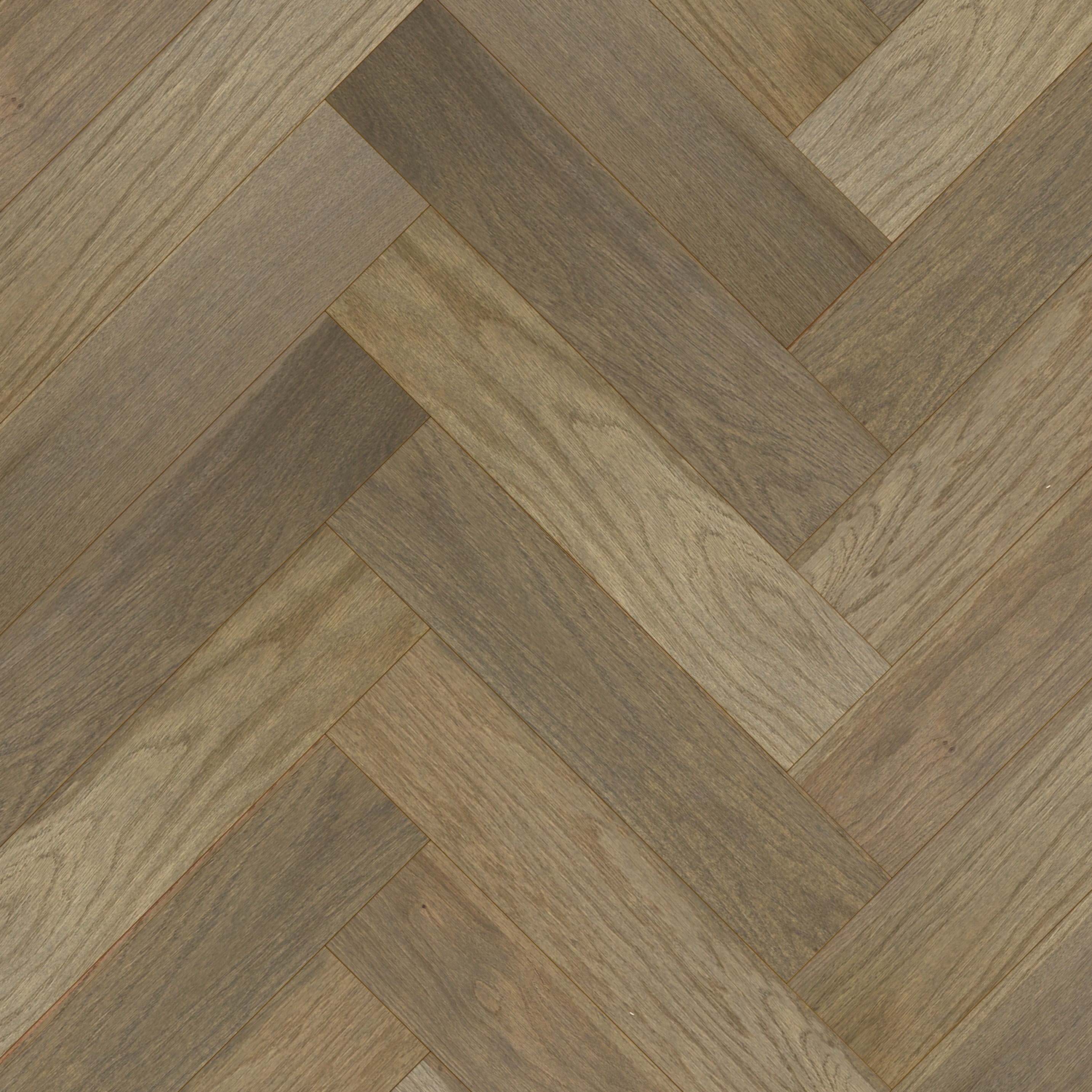 Изображение товара Паркетная доска Alloro Елка Английская Дуб Оливково-Коричневый лак 490х125х13мм