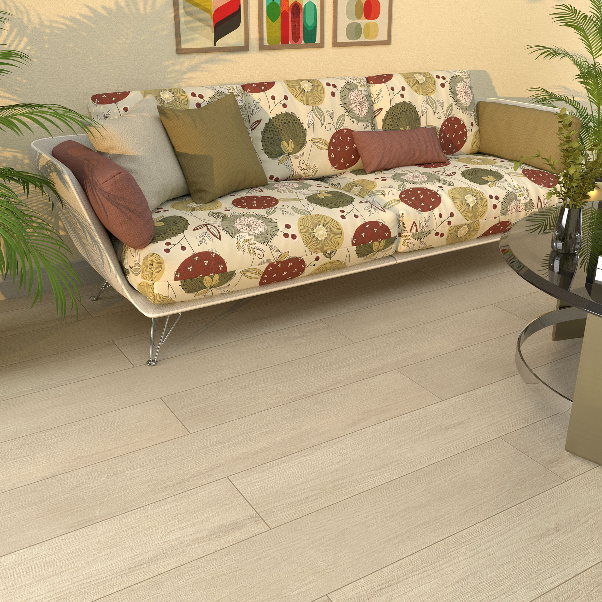 Изображение товара СПК плитка Uniplast Fisher 33 класс, влагостойкая, 4 мм 2.57 м²