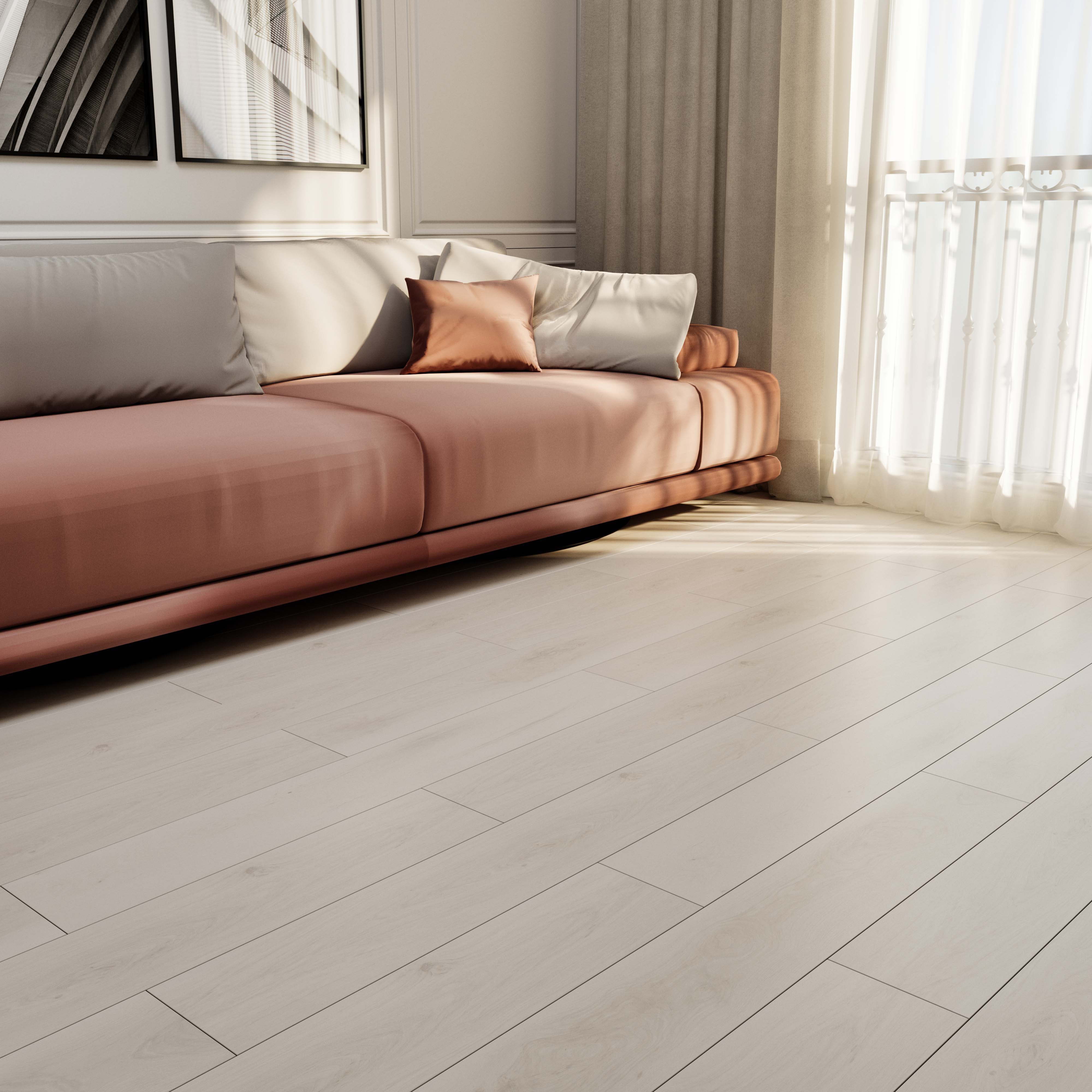 Изображение товара СПК плитка Uniplast Stefano 33 класс толщина 4 мм для пола, водостойкая и устойчивая к износу