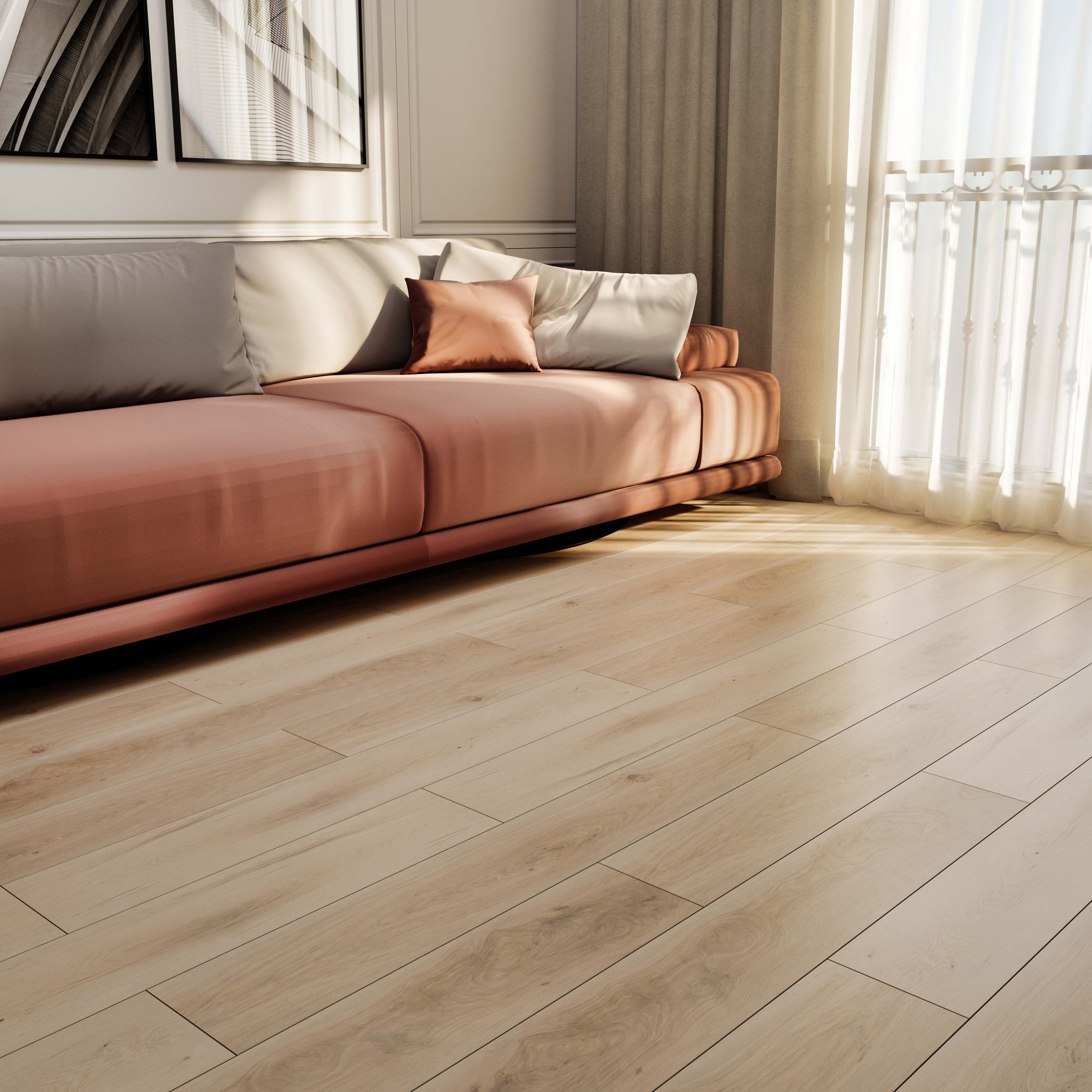 Изображение товара SPC плитка Uniplast Raul 33 класс 4 мм 2.57 м² водостойкая с замковым соединением
