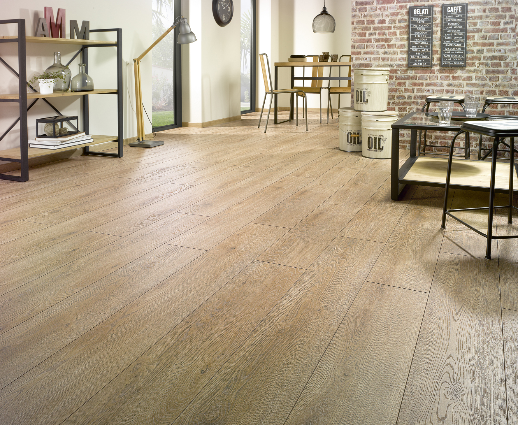 Изображение товара Ламинат Alsafloor Osmoze Praline Oak 8 мм 33 класс влагостойкий с фаской 2.22 м²
