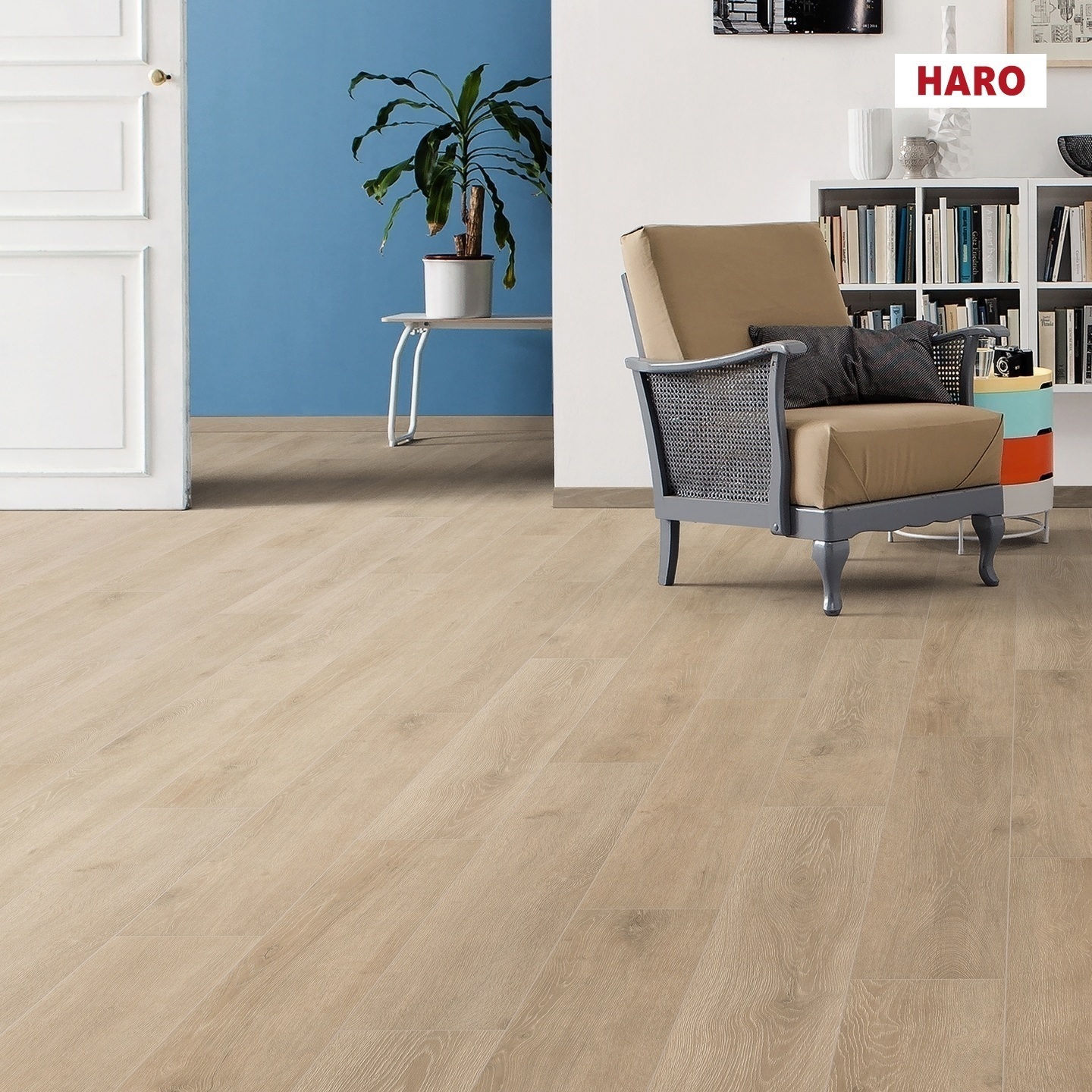 Изображение товара Ламинат HARO Tritty Silent Дуб Вентето Кремовый 10 мм 1.73 м² класс 33