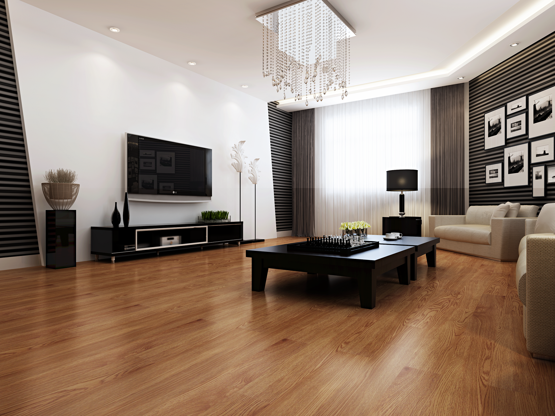 Изображение товара ПВХ плитка самоклеящаяся 31 класс толщина 1.8 мм 91.4х15.2 см коричневая 2.51 м² цена за упаковку