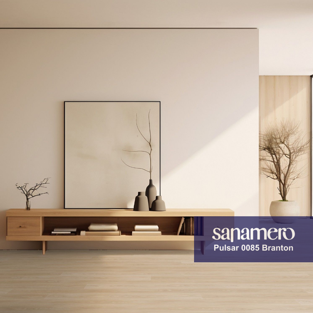Изображение товара Ламинат Sanamero Pulsar 0085 Branton 8 мм 33 класс влагостойкий Бежевый