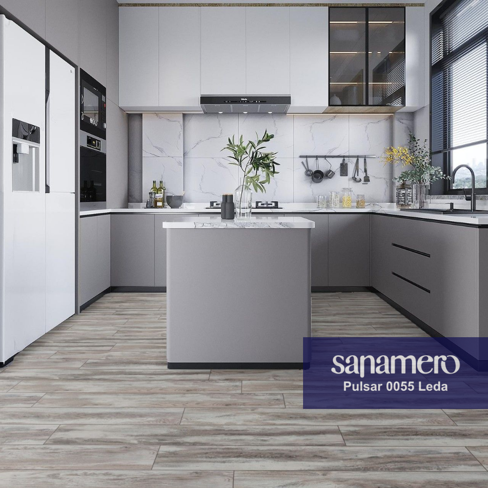 Изображение товара Ламинат Sanamero Pulsar 0055 Leda 32 класс толщина 8 мм с фаской 2.153 м², цена за упаковку