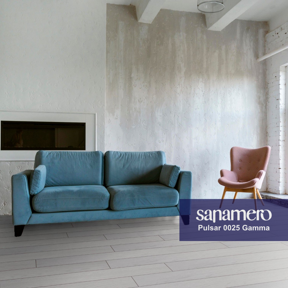 Изображение товара Ламинат Sanamero Pulsar 0025 Gamma, 8 мм, класс 32, фаска, 2.153 м², серый