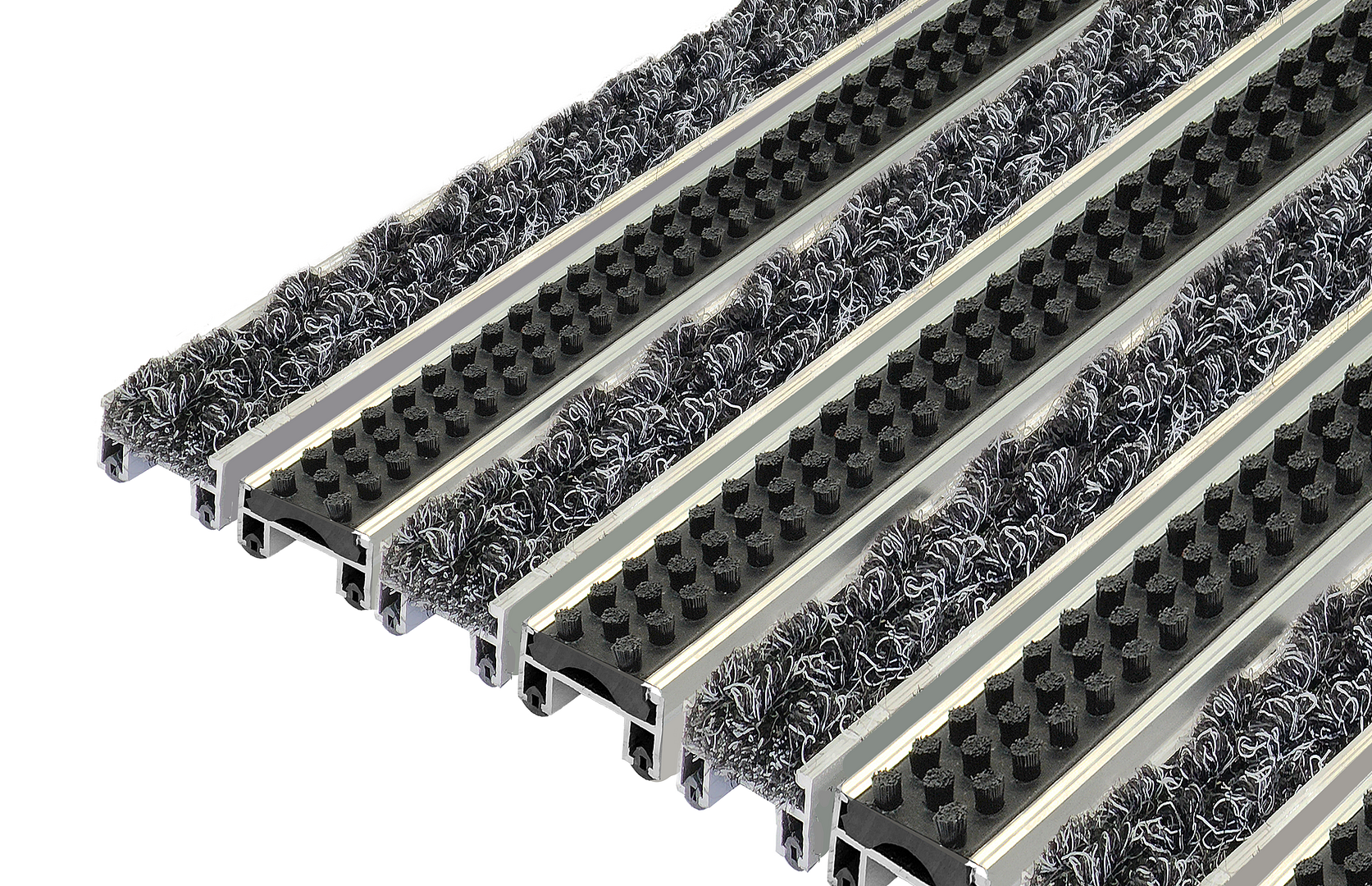 Изображение товара Алюминиевая придверная решетка Сититоп Эконом 120x80 см для чистоты и защиты