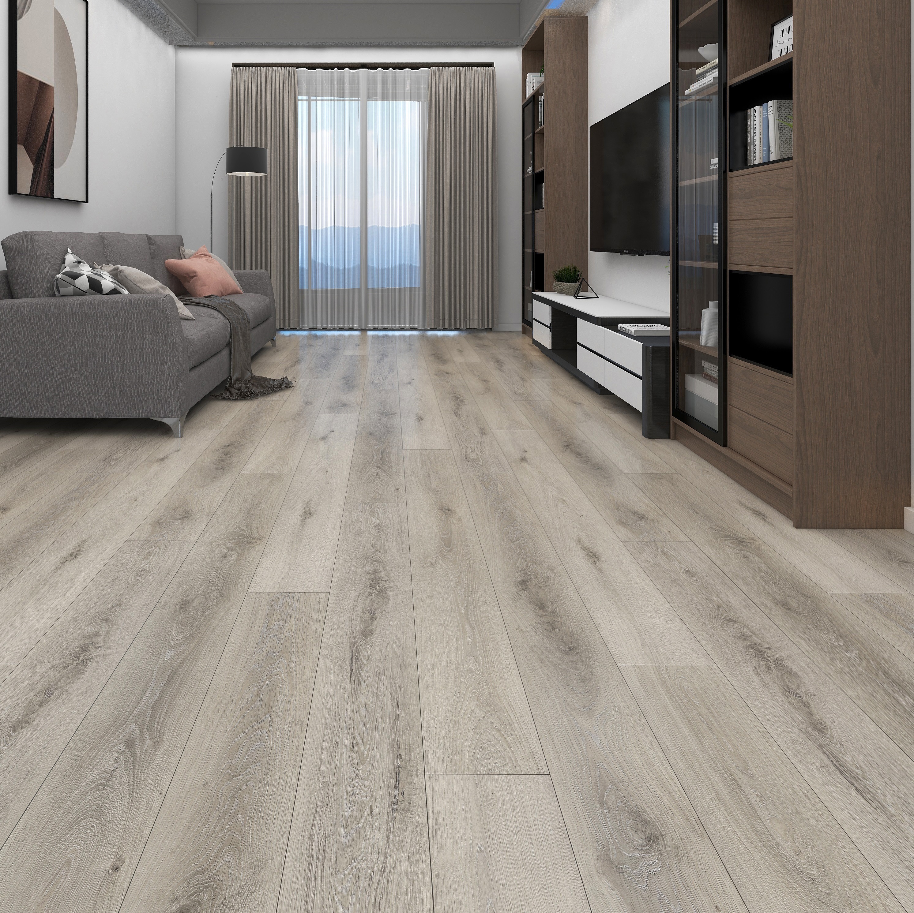 Изображение товара SPC плитка Floorwood Unit Дуб Эриус 4 мм влагостойкая с замковым соединением