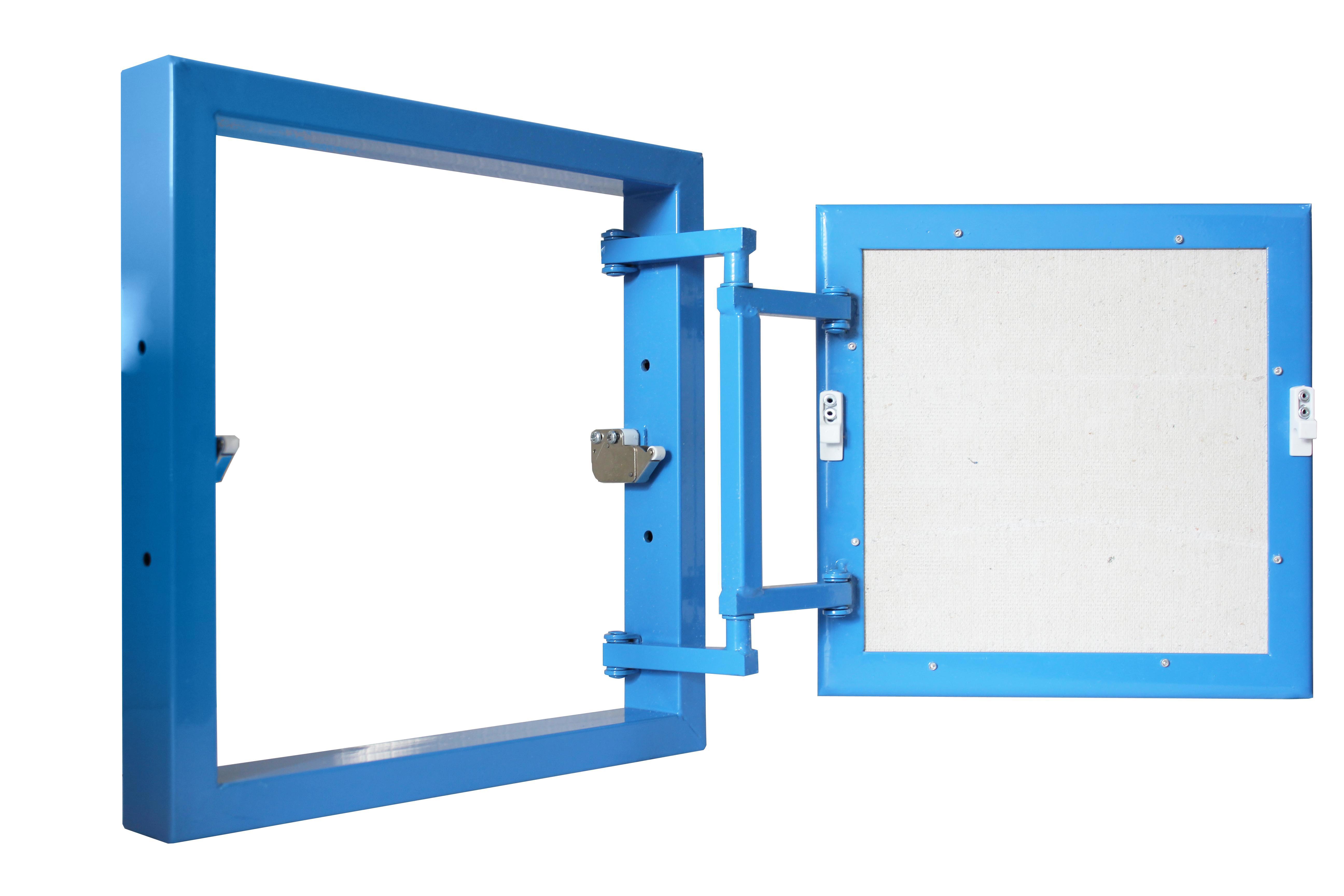 Изображение товара Люк ревизионный скрытый из стали ORE К70/60, монтаж в стену, назад открытие