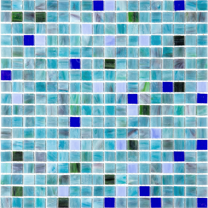 Изображение товара Стеклянная мозаика Alma 15 мм для бассейна и ванной 29.8x29.8 см