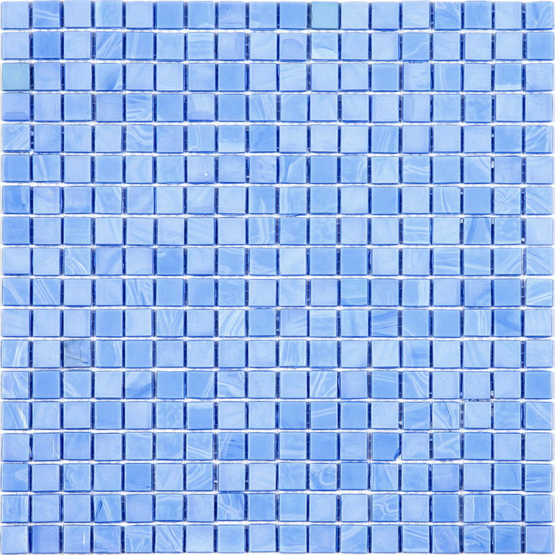 Изображение товара Мозаика Alma 15 мм Opaco NB-BL553 стеклянная 29.5x29.5 см