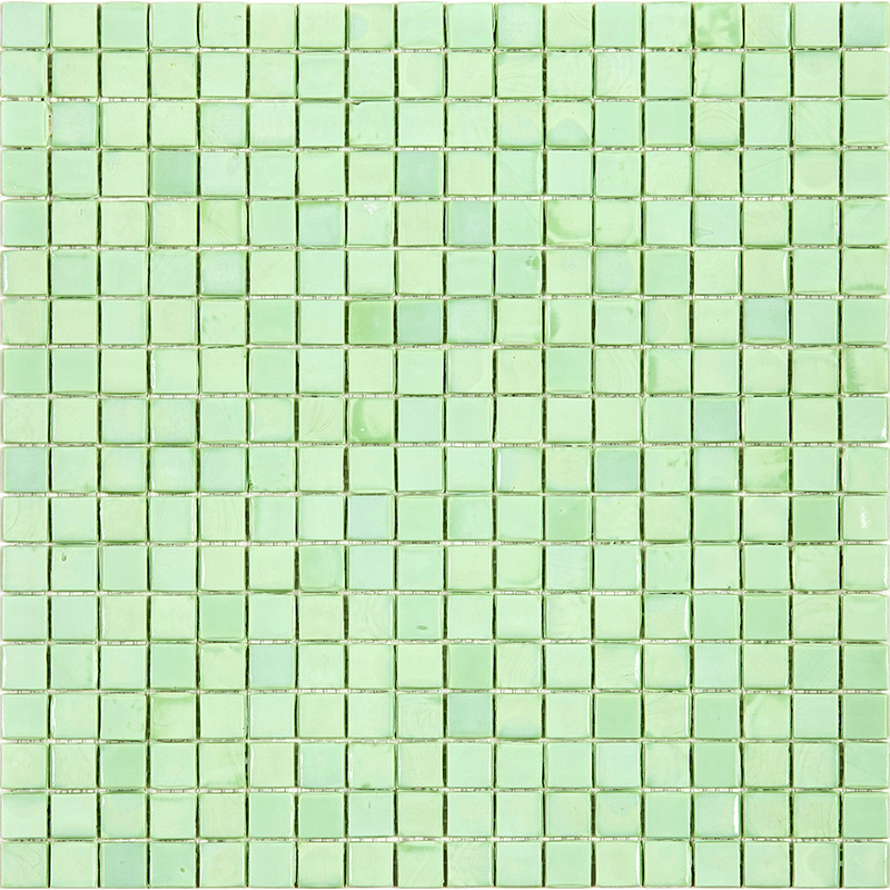 Изображение товара Стеклянная мозаика Alma 15 мм Opaco NC409 29.5x29.5 см зеленая