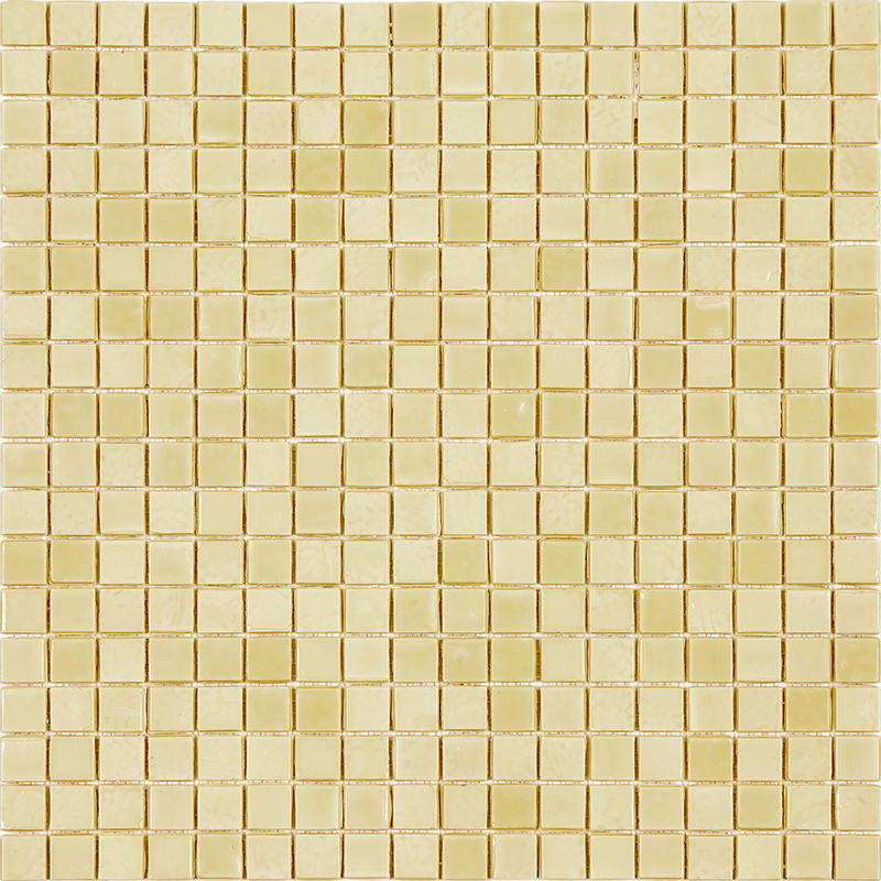 Изображение товара Мозаика Alma 15 мм Opaco NC509 стекло квадрат жёлтый золотой 29.5x29.5 см