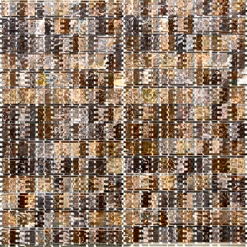 Изображение товара Мозаика Natural Adriatica 7M022-20P- Emperador-Dark из натурального мрамора 30.5x30.5 см