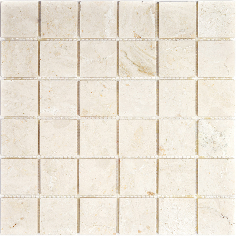 Изображение товара Мозаика натуральный мрамор Crema-Marfil 30.5x30.5 см NATURAL