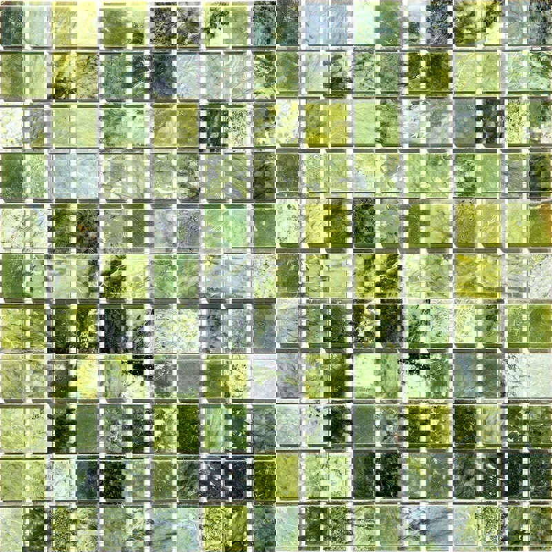 Изображение товара Мозаика из натурального мрамора Natural Adriatica 7M068-25P 30.5x30.5 см зеленая
