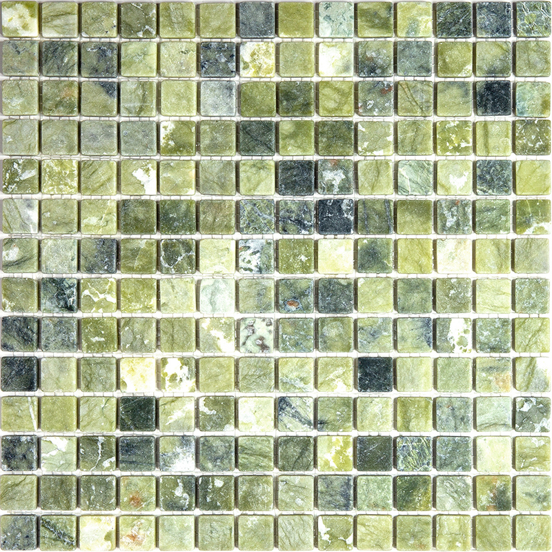Изображение товара Мозаика NATURAL Adriatica 7M068-20T из мрамора зеленого 30.5x30.5 см для интерьера