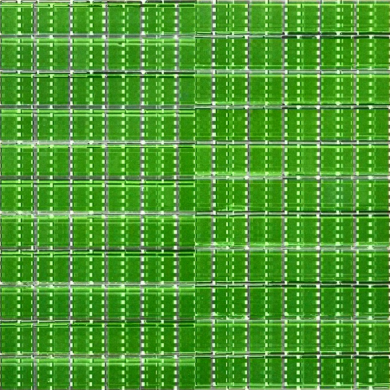 Изображение товара Стеклянная мозаика Natural Color palette A-039 30x30 см зеленая декоративная