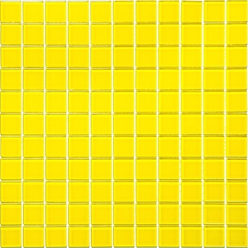 Изображение товара Мозаика Natural Color palette A-051 стекло 30x30 см жёлтая и золотая