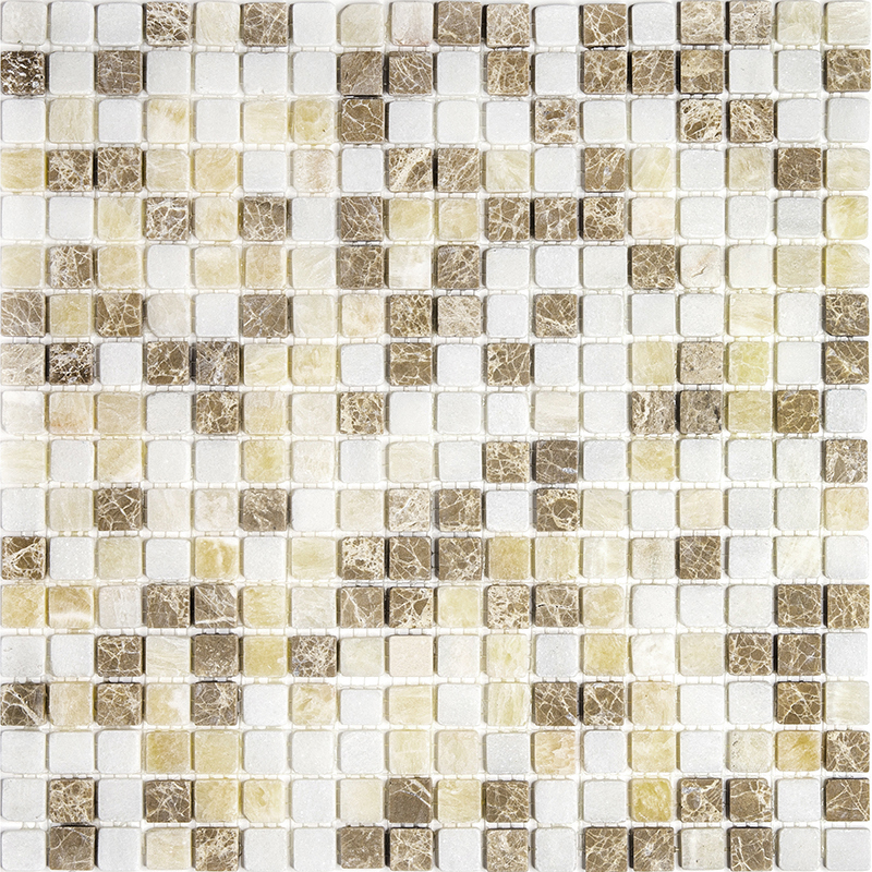Изображение товара Мозаика Natural i-Tile 4MT-12-15T из натурального мрамора 29.8x29.8 см