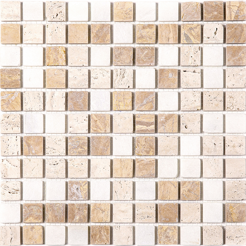 Изображение товара Мозаика натуральный мрамор комбинированная 30.5x30.5 см NATURAL