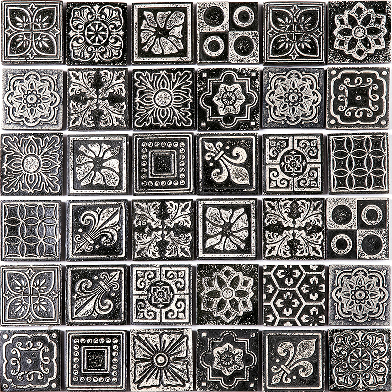 Изображение товара Мозаика SKALINI Decos D-RDK3 30.5x30.5 см на сетке премиальный мрамор