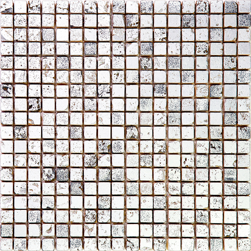 Изображение товара Мозаика Skalini Platinum PLT-1 травертин 30.5x30.5 см