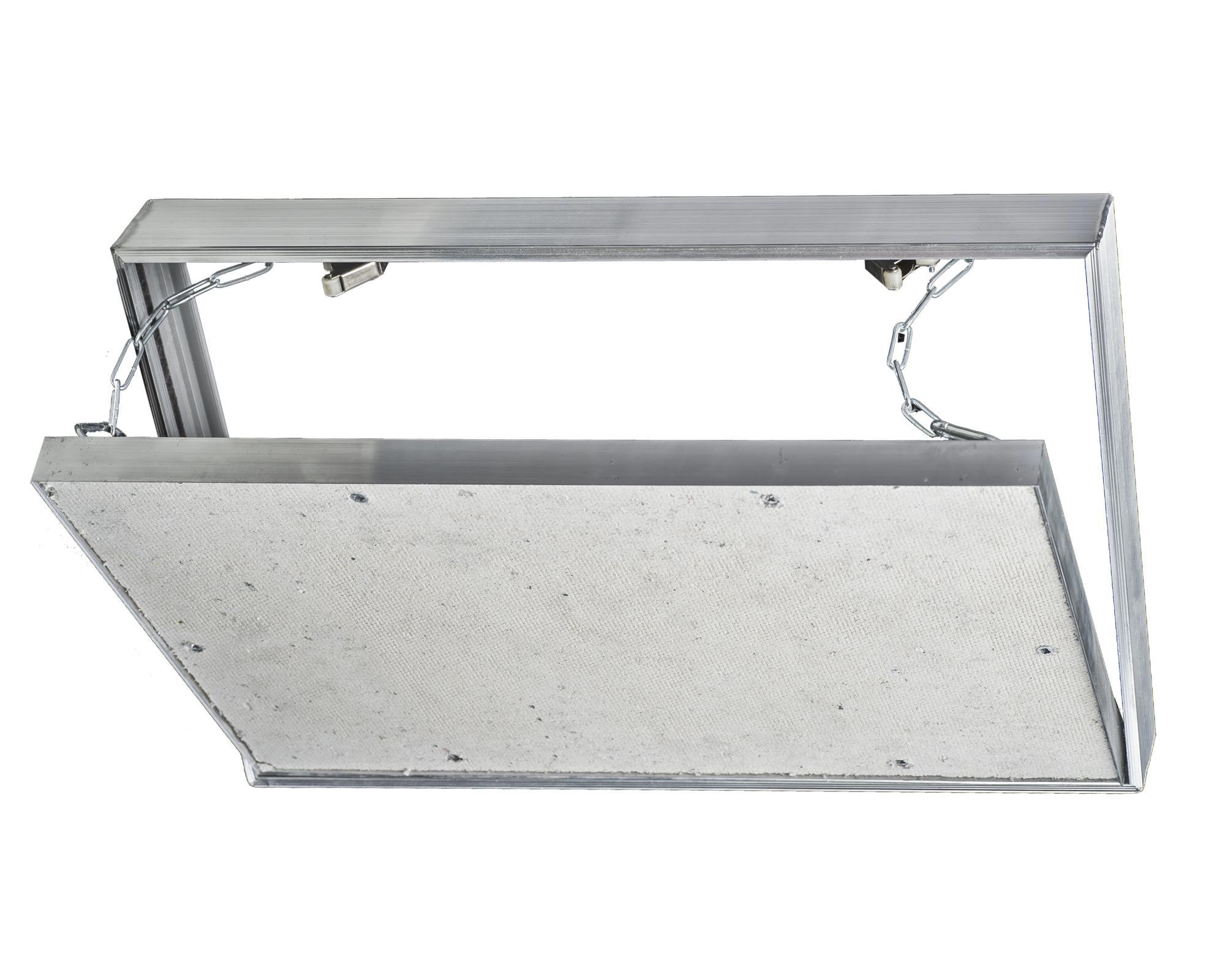 Изображение товара Люк ревизионный скрытый нажимной 40x25 см алюминий влагостойкий Россия