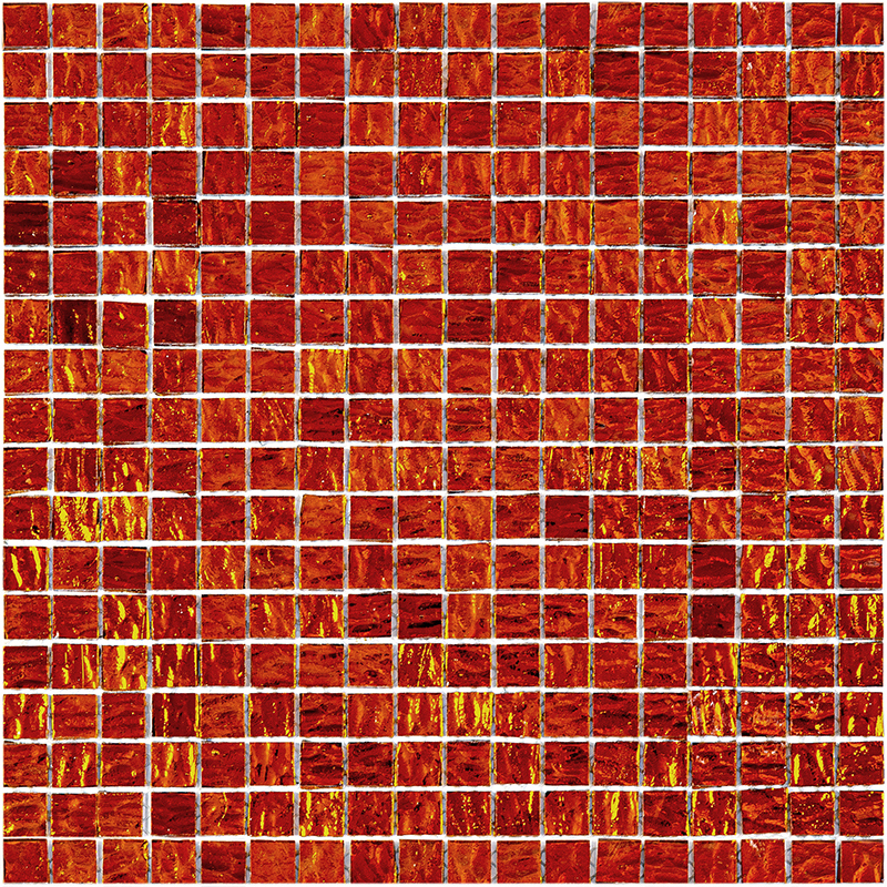 Изображение товара Мозаика Alma Цвета 15 мм Beauty BR13 стекло 29.5х29.5 см для интерьера и влажных помещений