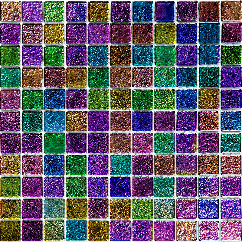 Изображение товара Мозаика стекло Natural Color palette CJ-227 30x30 см фиолетовая глянцевая