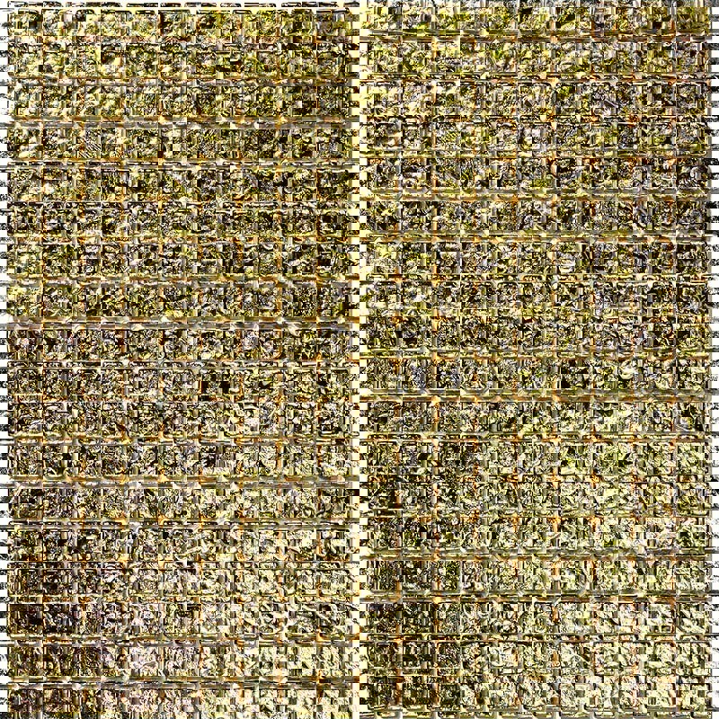 Изображение товара Мозаика стеклянная Natural Crystal BSA-01-15 29.8x29.8 см Золотая глянцевая