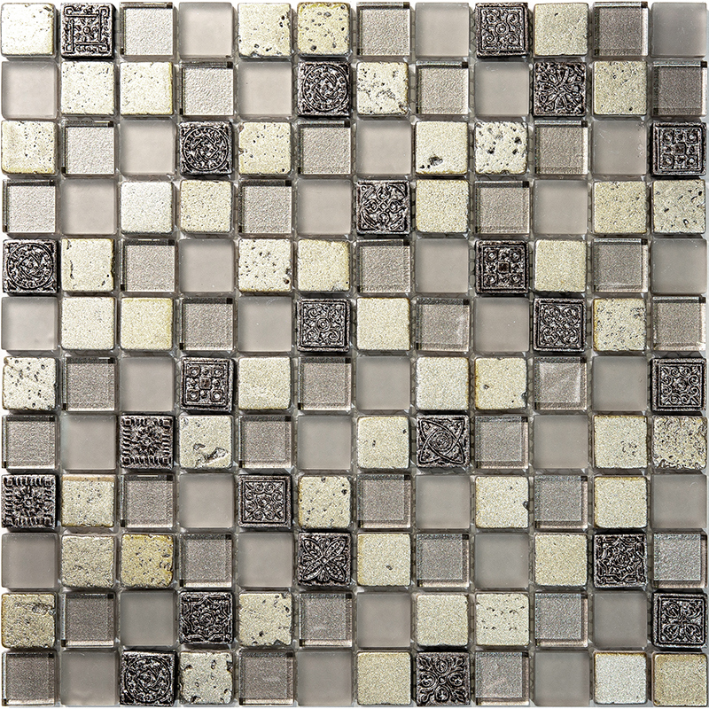 Изображение товара Мозаика Natural Inka BDA-2323, квадратная, разноцветная, 29.8x29.8 см