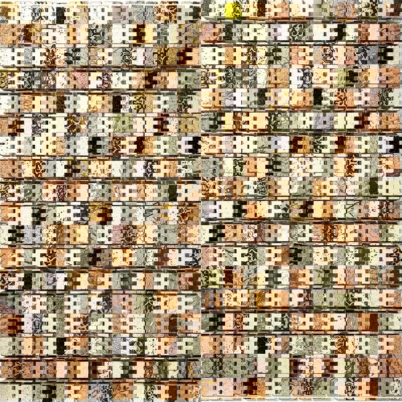 Изображение товара Мозаика Natural Inka BDC-1502 квадратная 29.8x29.8 глянцевая для интерьера