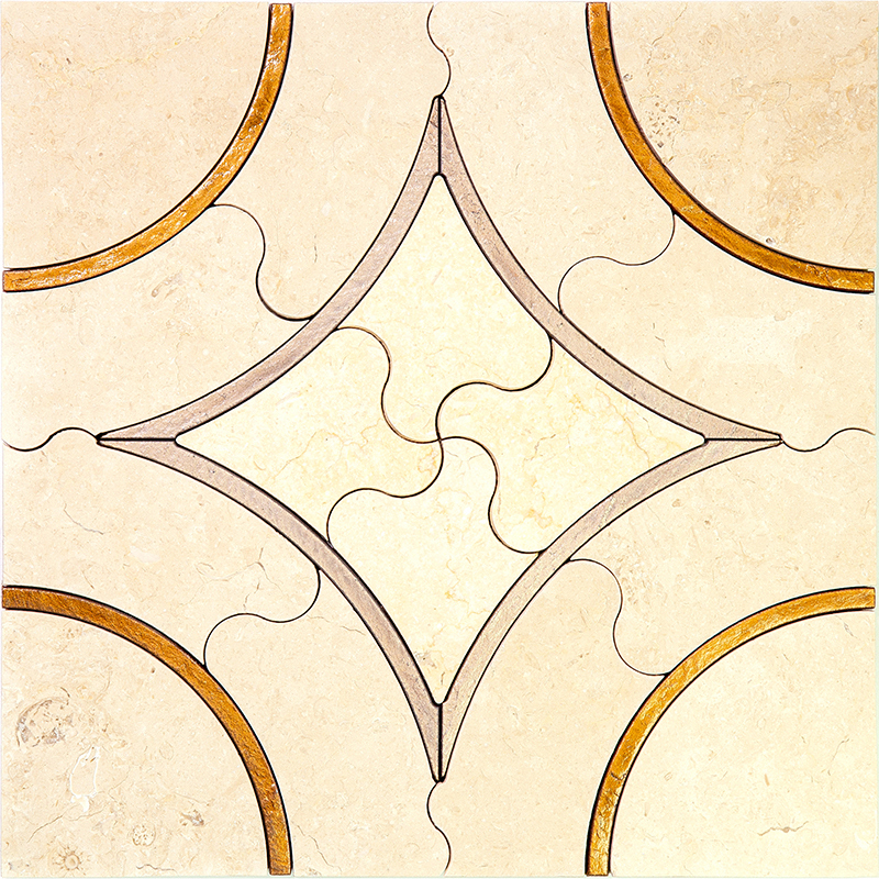 Изображение товара Мозаика Skalini Alcamo ACM- Y классическая мраморная 30.5x30.5 см
