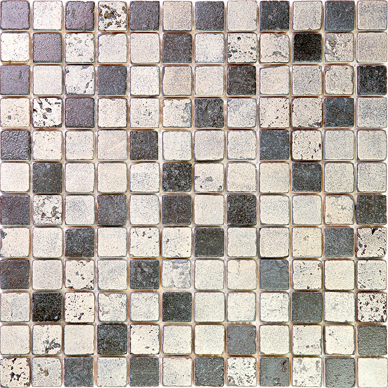 Изображение товара Мозаика Skalini Royal dark RDK-2 травертин 30.5x30.5 см