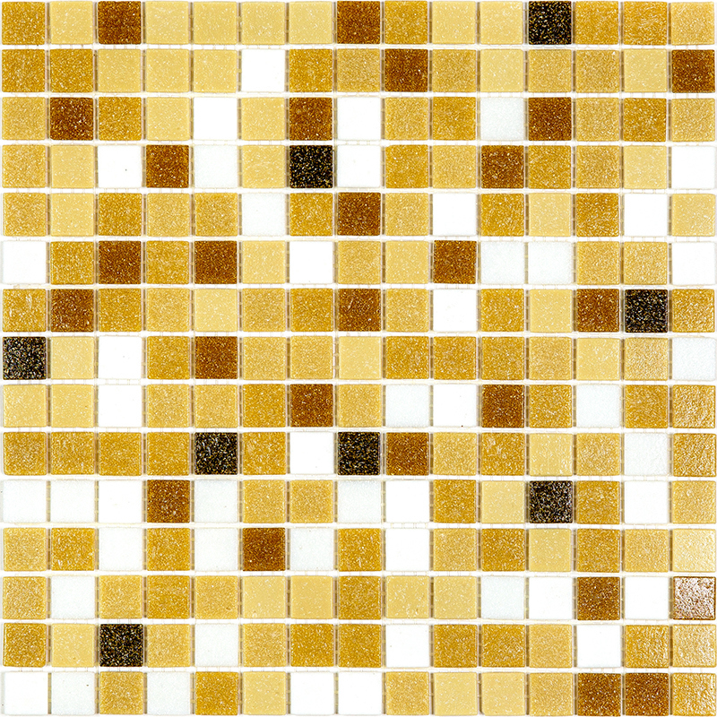 Изображение товара Стеклянная мозаика Alma Растяжки цветов 20 мм Sonora-m-MIX-4 для бассейнов и декора