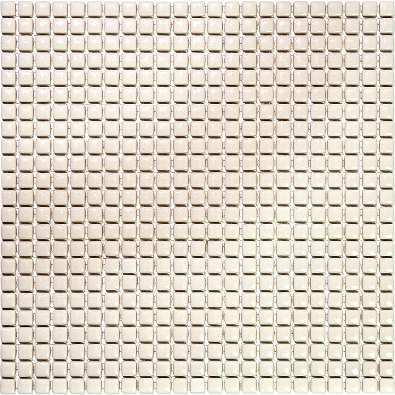 Изображение товара Мозаика из стекла Natural Flex W-22 31.5x31.5 см бежевый эффект кракле и металлизация