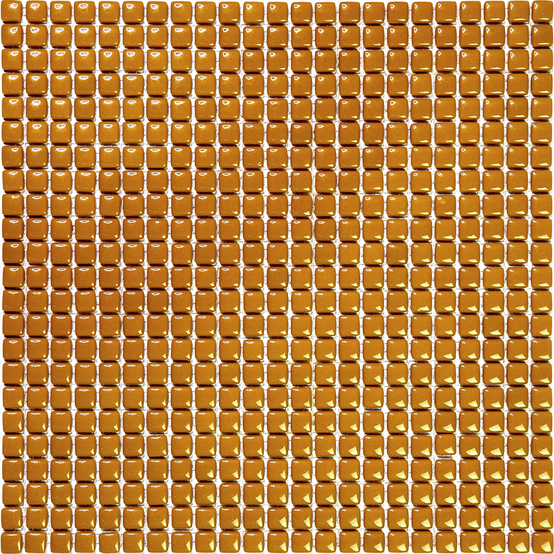 Изображение товара Мозайка из стекла NATURAL Flex W-39 31.5x31.5 см оранжевая медная