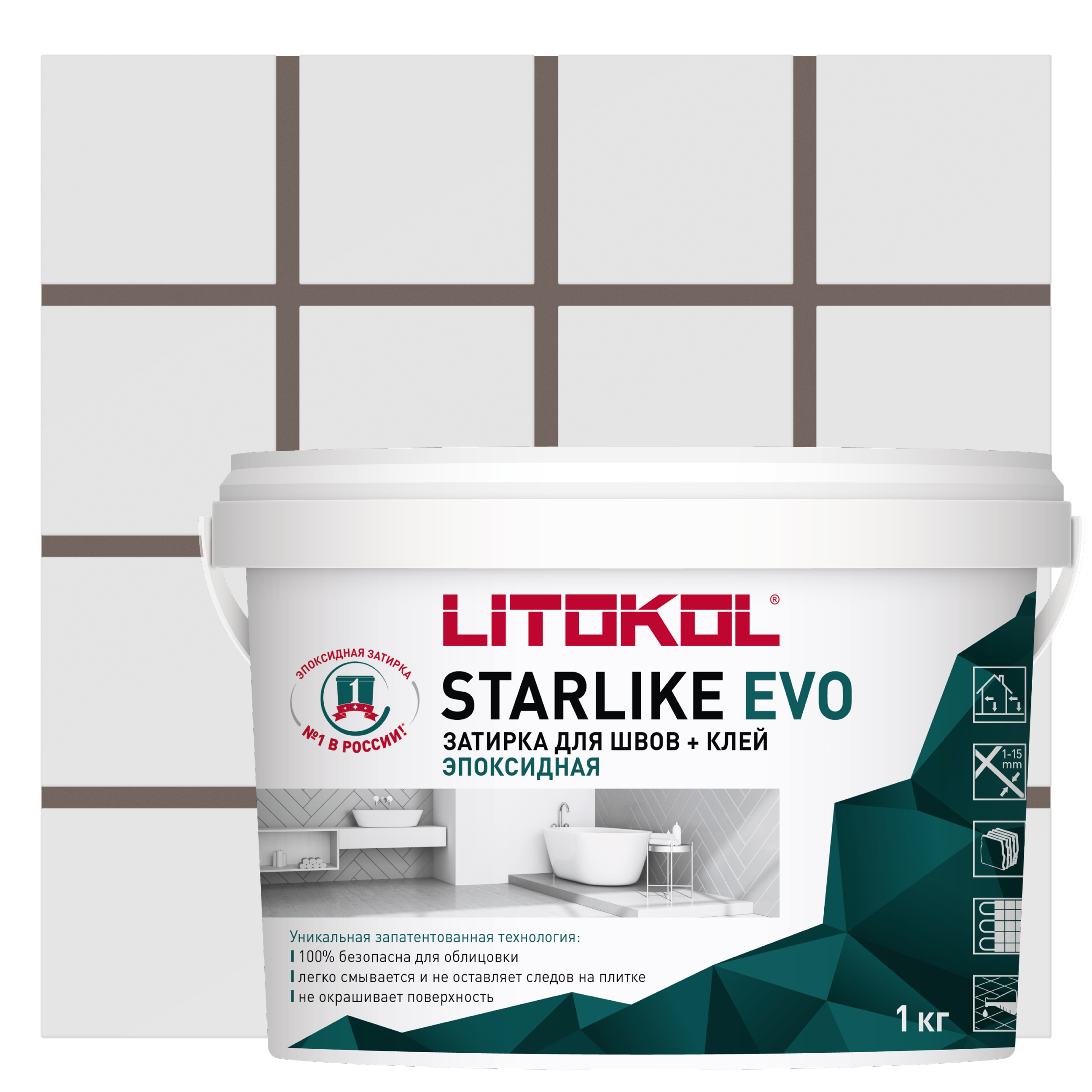 Изображение товара Затирка эпоксидная Litokol Starlike Evo S.230 цвет какао 1 кг