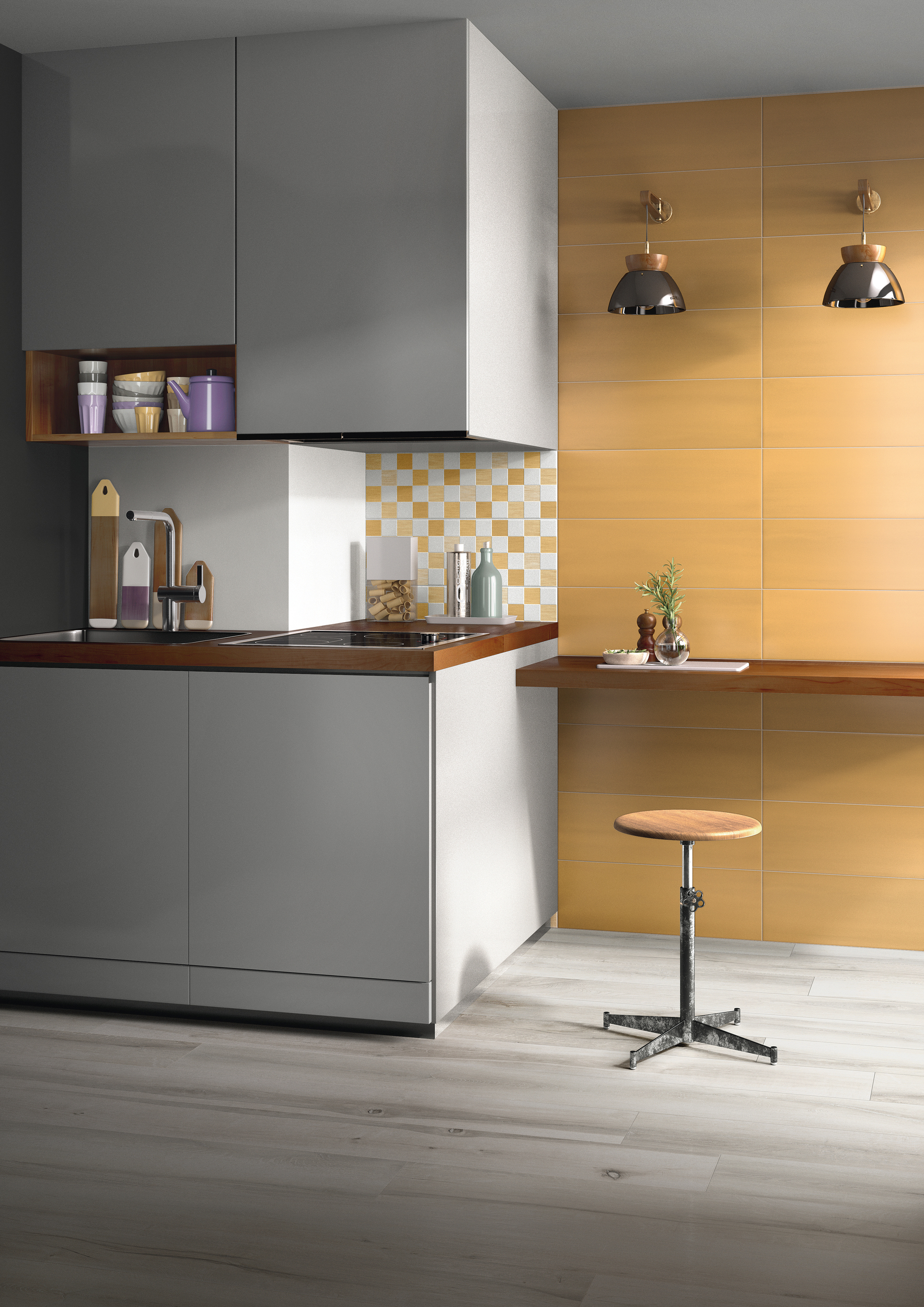 Изображение товара Керамическая плитка LDECOR PLAY 26Y 20x60 гладкая матовая для стен