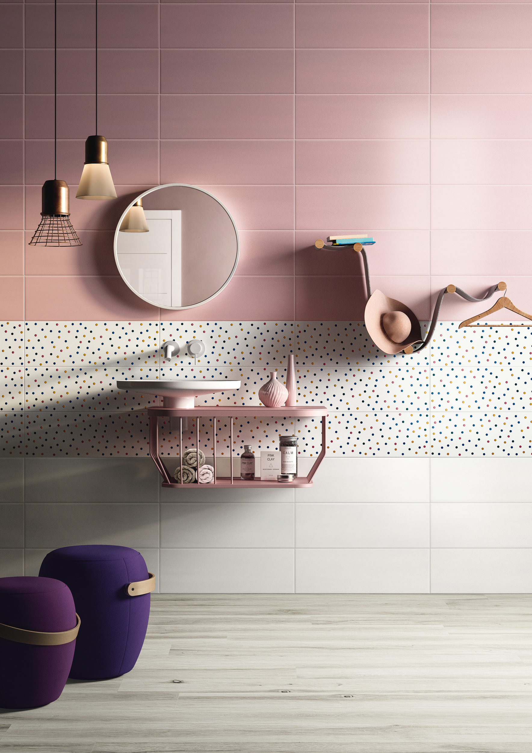 Изображение товара Керамическая плитка LDECOR PLAY 26ML 20x60 матовая для стен Мальва