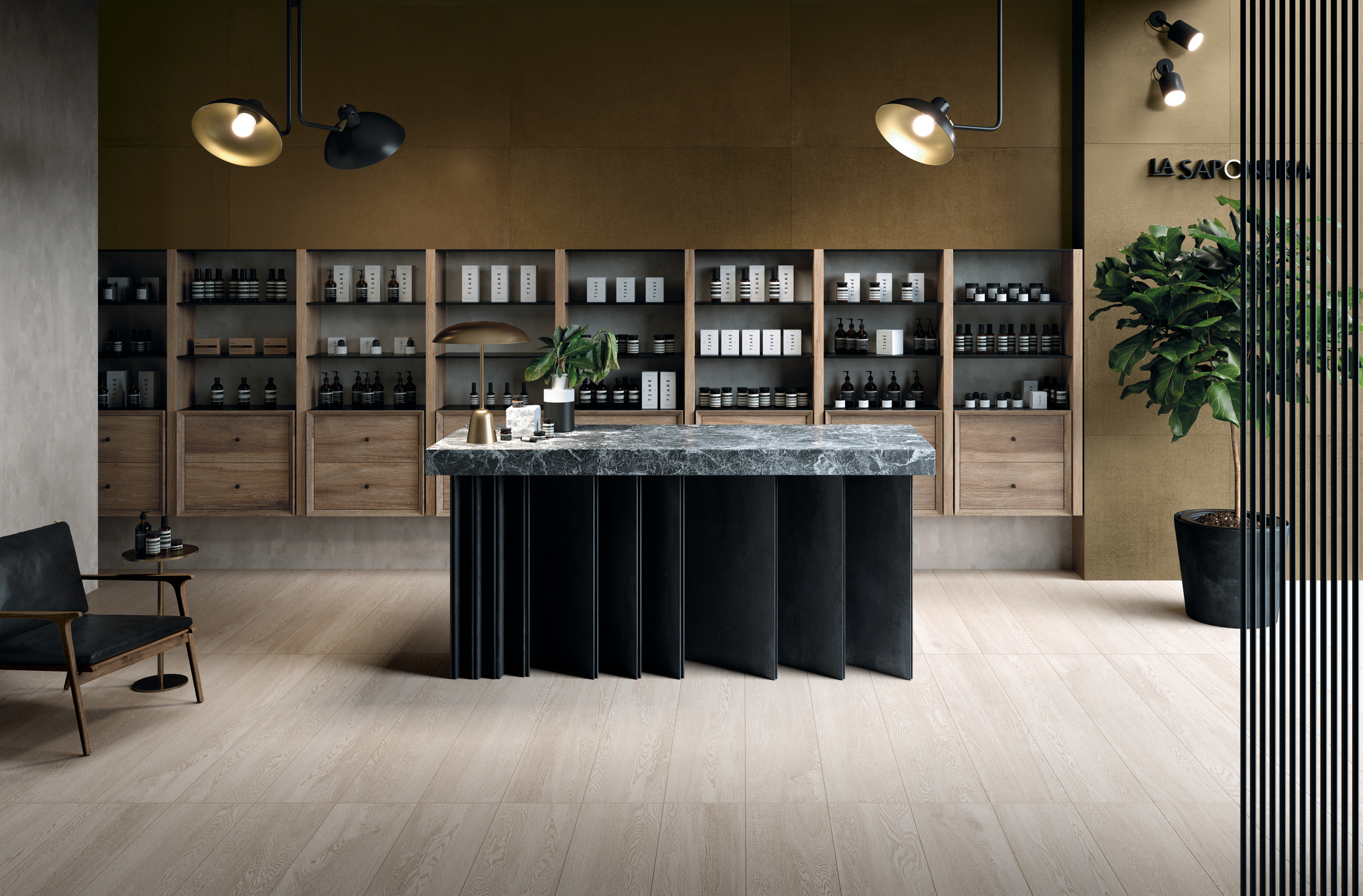 Изображение товара Керамогранит LAPARET LEGNO 2012W RM 20x120 под дерево белый матовый