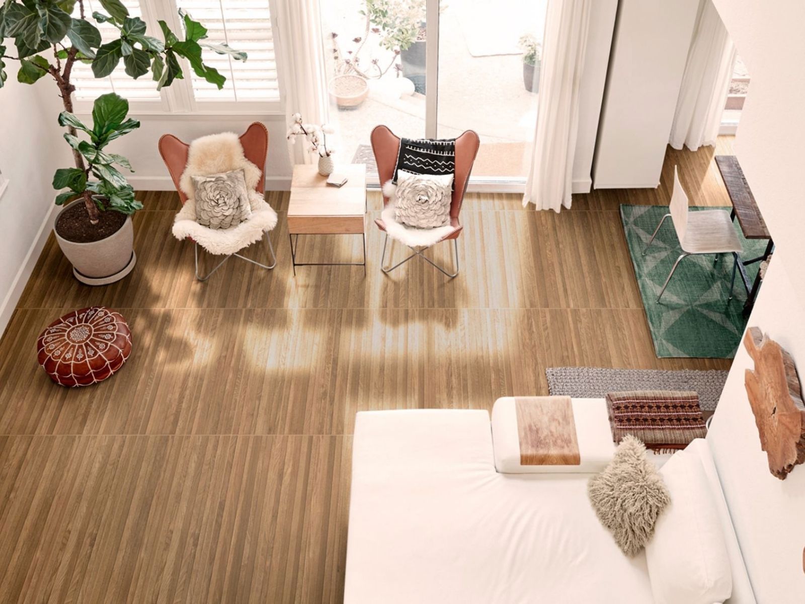 Изображение товара Керамогранит LDECOR под дерево Wood 1a4 30x120 см коричневый с полосками матовый 1.44 м2, Цена за упаковку