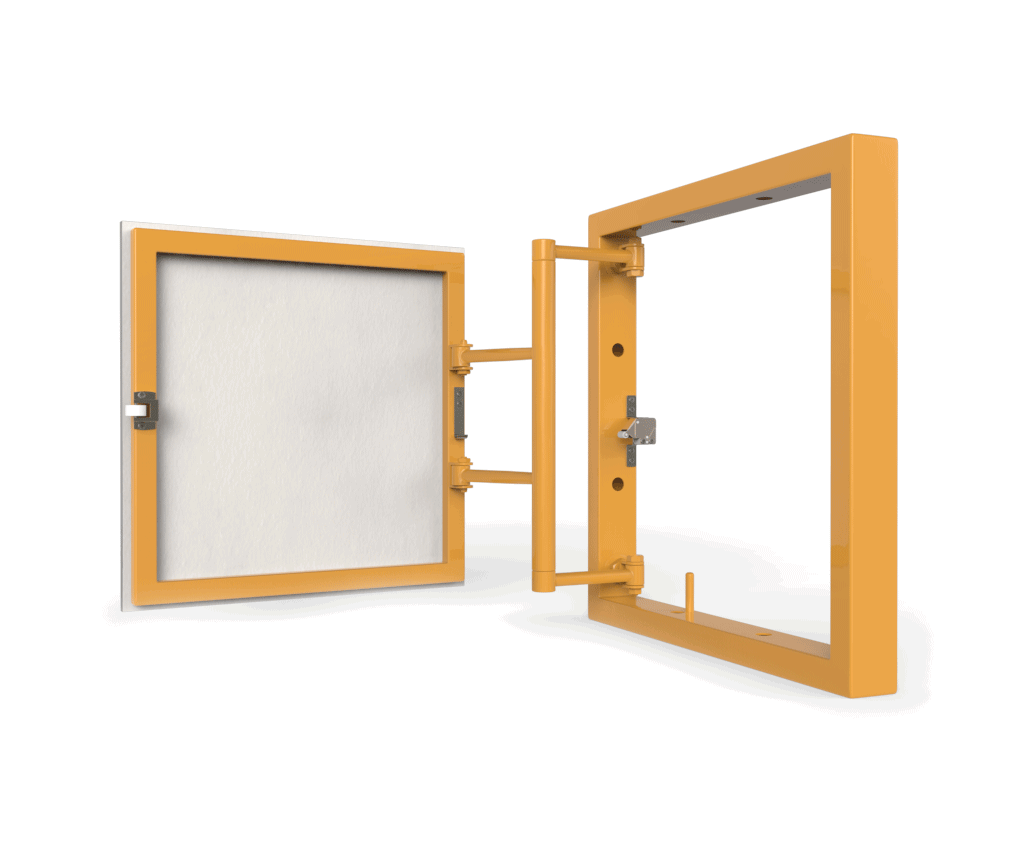 Изображение товара Люк ревизионный скрытый нажимной ЛСиС РЗ сталь 40x40 см